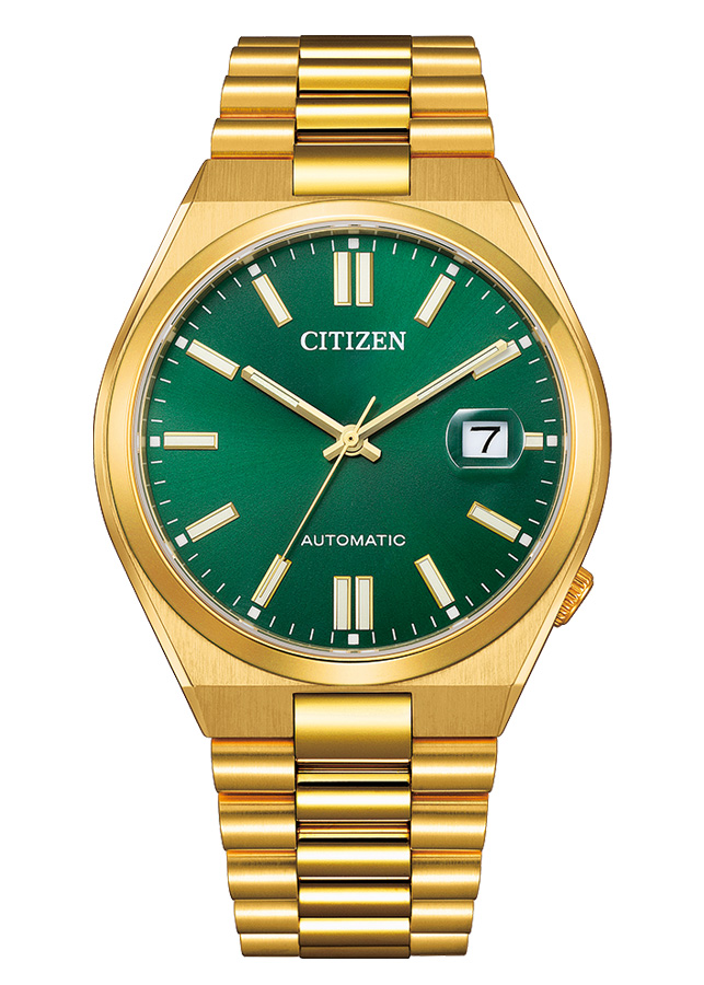 Đồng Hồ Nam Citizen Tsuyosa Dây Thép Không Gỉ Máy Cơ-Automatic NJ0152-51X - Mặt Xanh (Sapphire)