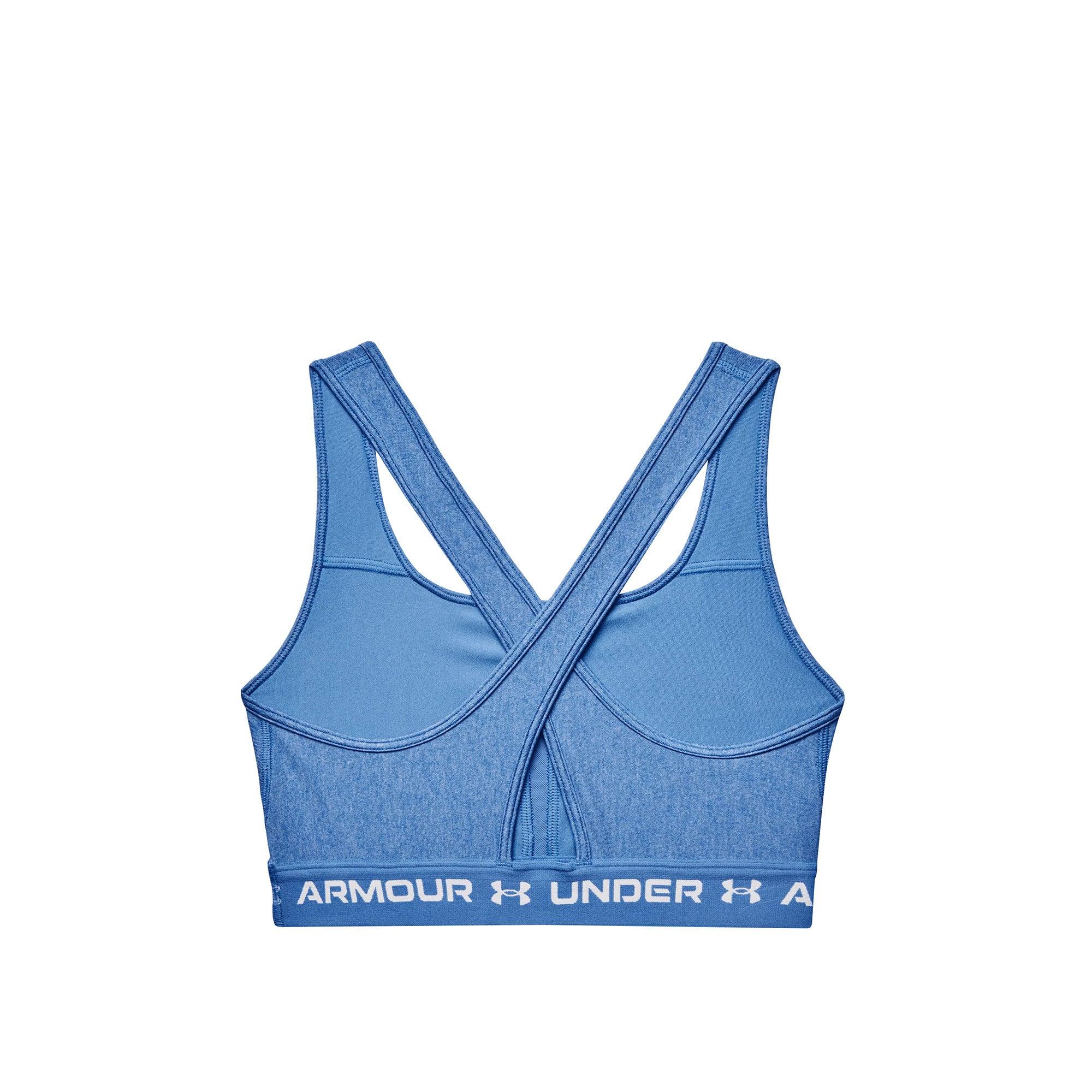 Áo bra thể thao nữ Under Armour Mid Crossback Heather - 1361036-488