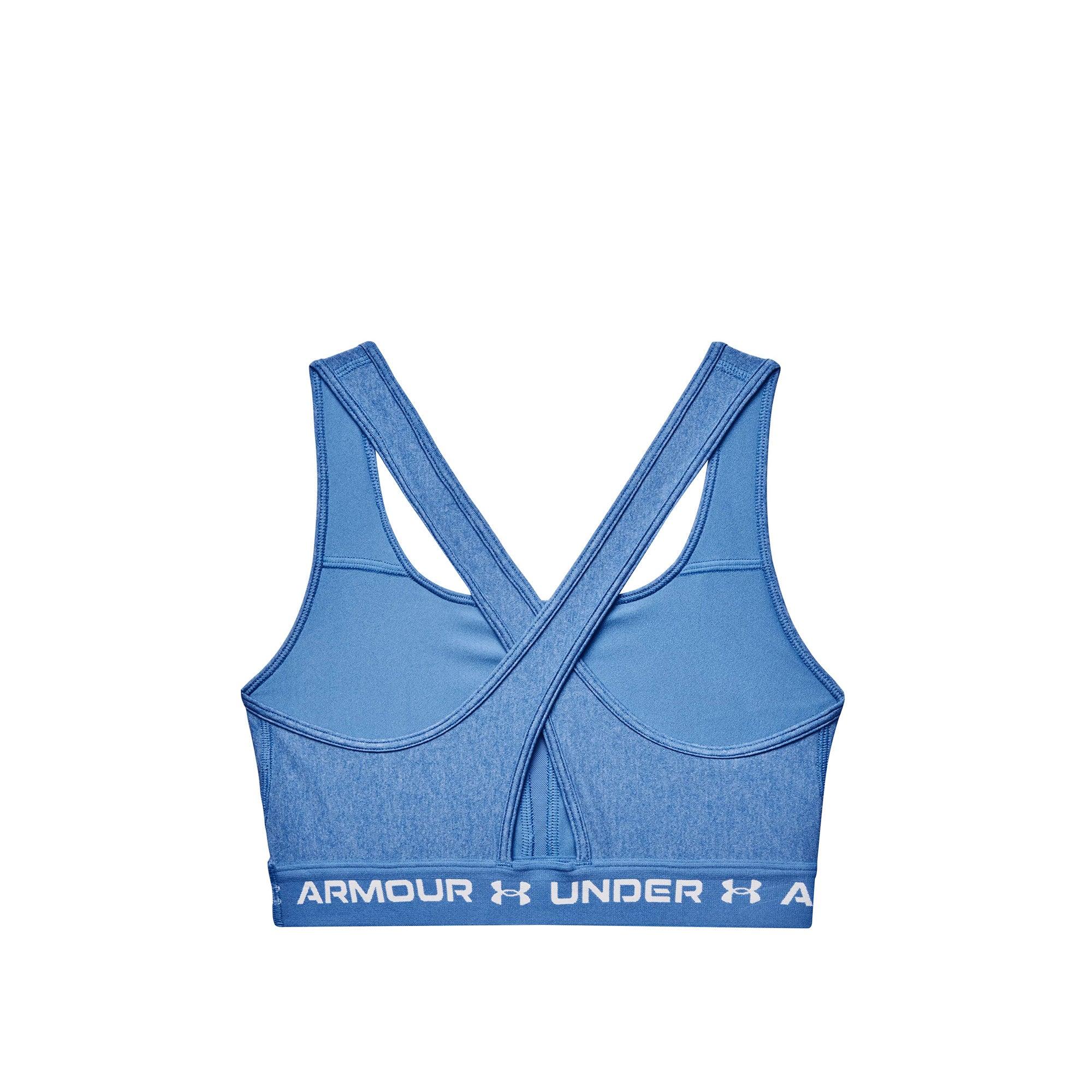 Áo bra thể thao nữ Under Armour  Mid Crossback Heather - 1361036-488