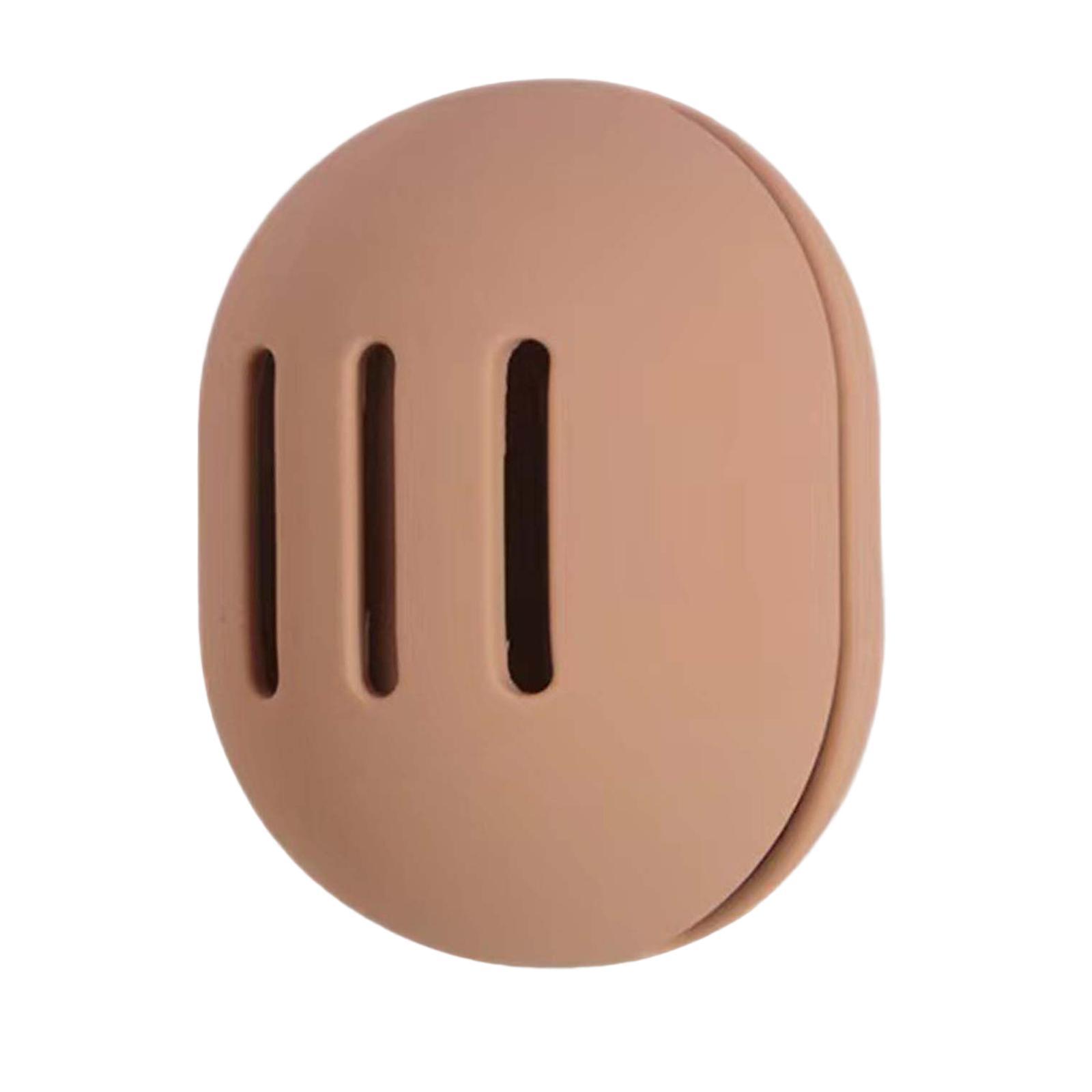 Silicone Make Up Blender Case Organizer Container Khaki