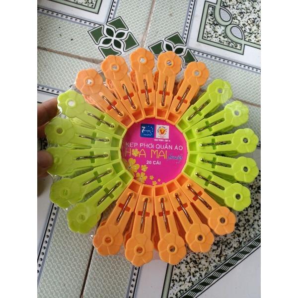 Kẹp phơi quần áo hoa mai