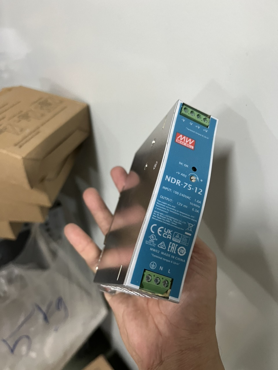 Nguồn Meanwell NDR-75-12 Hàng nhập khẩu