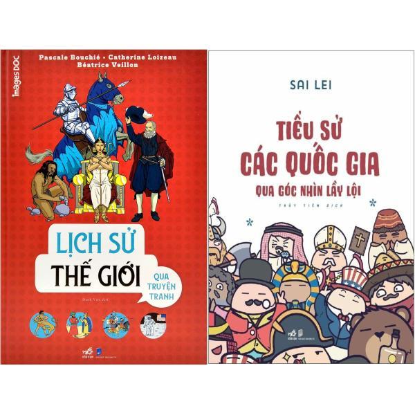 Combo Sách Lịch Sử Thế Giới Qua Truyện Tranh + Tiểu Sử Các Quốc Gia Qua Góc Nhìn Lầy Lội (Bộ 2 Cuốn)