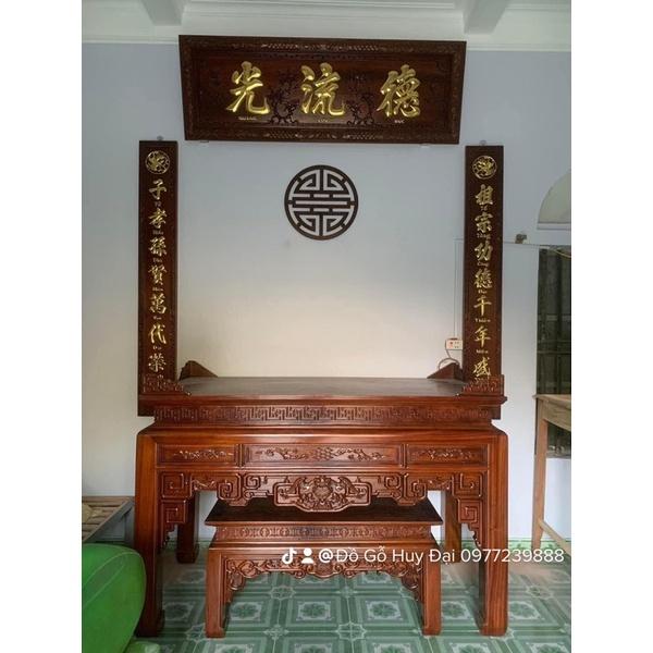 Bộ bàn thờ gỗ sồi nga 127cm