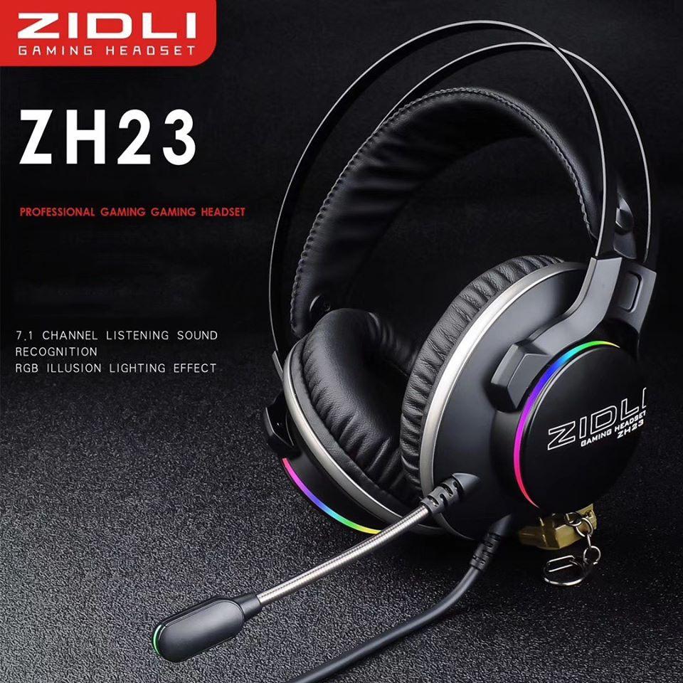 Tai nghe Gaming ZIDLI ZH23 (Real RGB &amp; Sound 7.1) - Hàng Chính Hãng