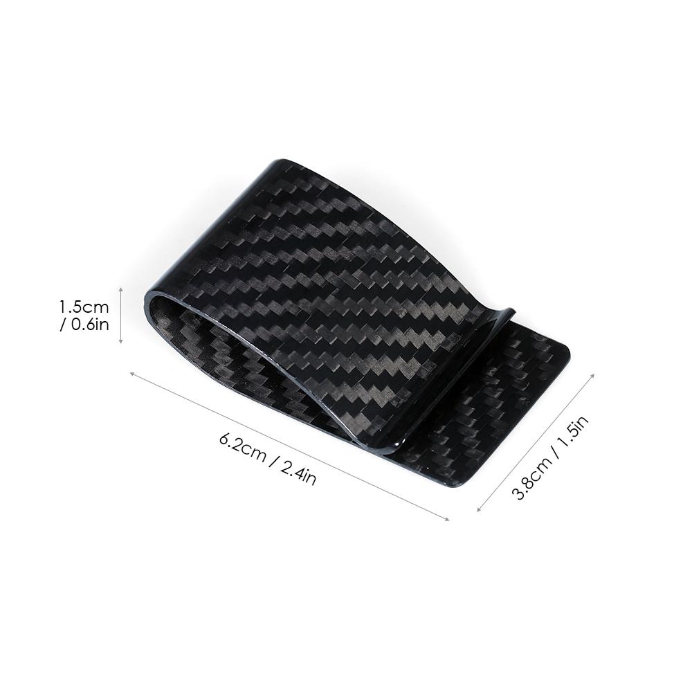 Kẹp tiền bằng sợi carbon Thiết kế cổ điển, siêu nhẹ