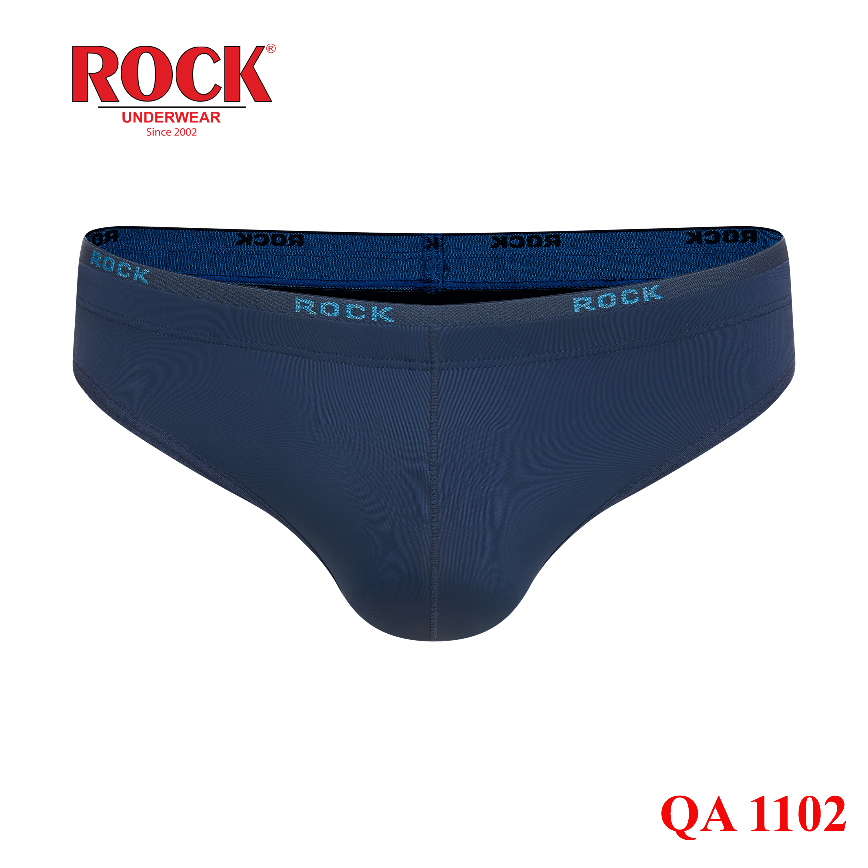 Quần lót nam cao cấp cotton ROCK UNDERWEAR 1102 thoáng mát thấm hút tốt, không cấn bụng