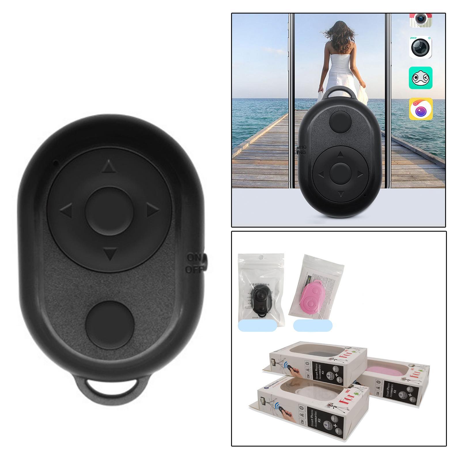 3x Portable Bluetooth Camera Shutter Remote Selfie Button Durable
