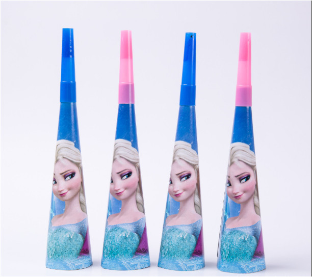 Sét trang trí sinh nhật 16 món  đầy đủ cho bé gái chủ đề công chúa ELSA