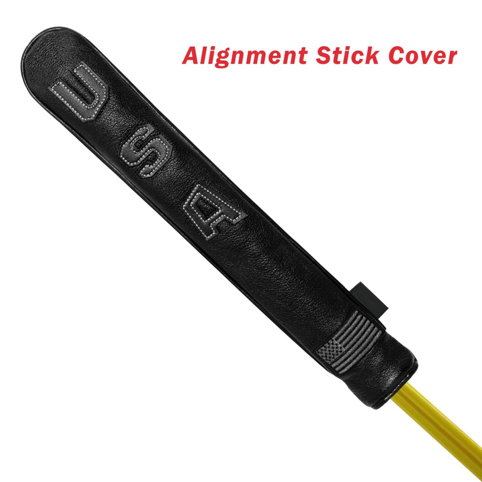 Golf Alignment Stick Black White Black White 33cmx5.5cm