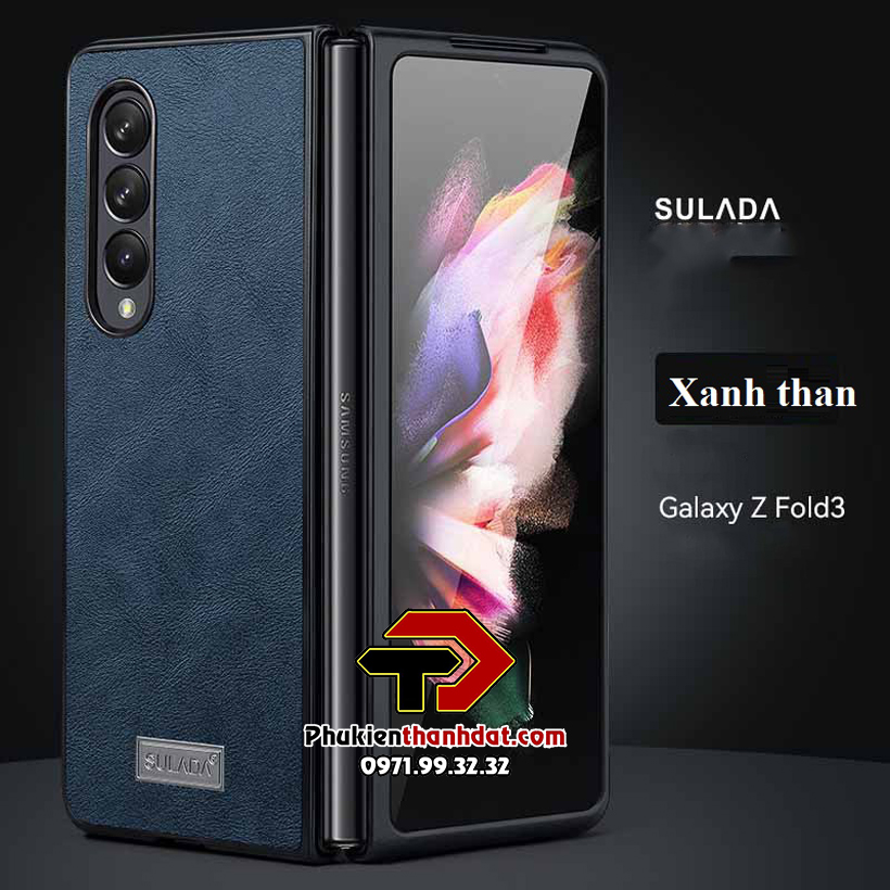 Ốp lưng da SamSung Galaxy Z Fold3 chính hãng SULADA - Hàng chính hãng
