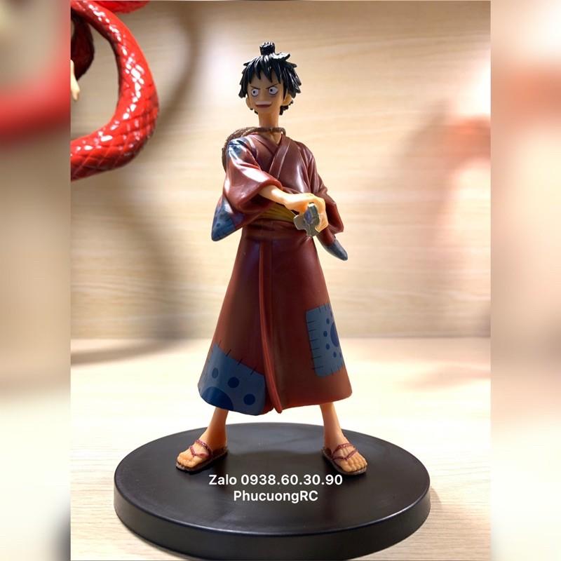 Mô hình One Piece Mô hình nhân vật Luffy Wano ss3 đẹp 18cm