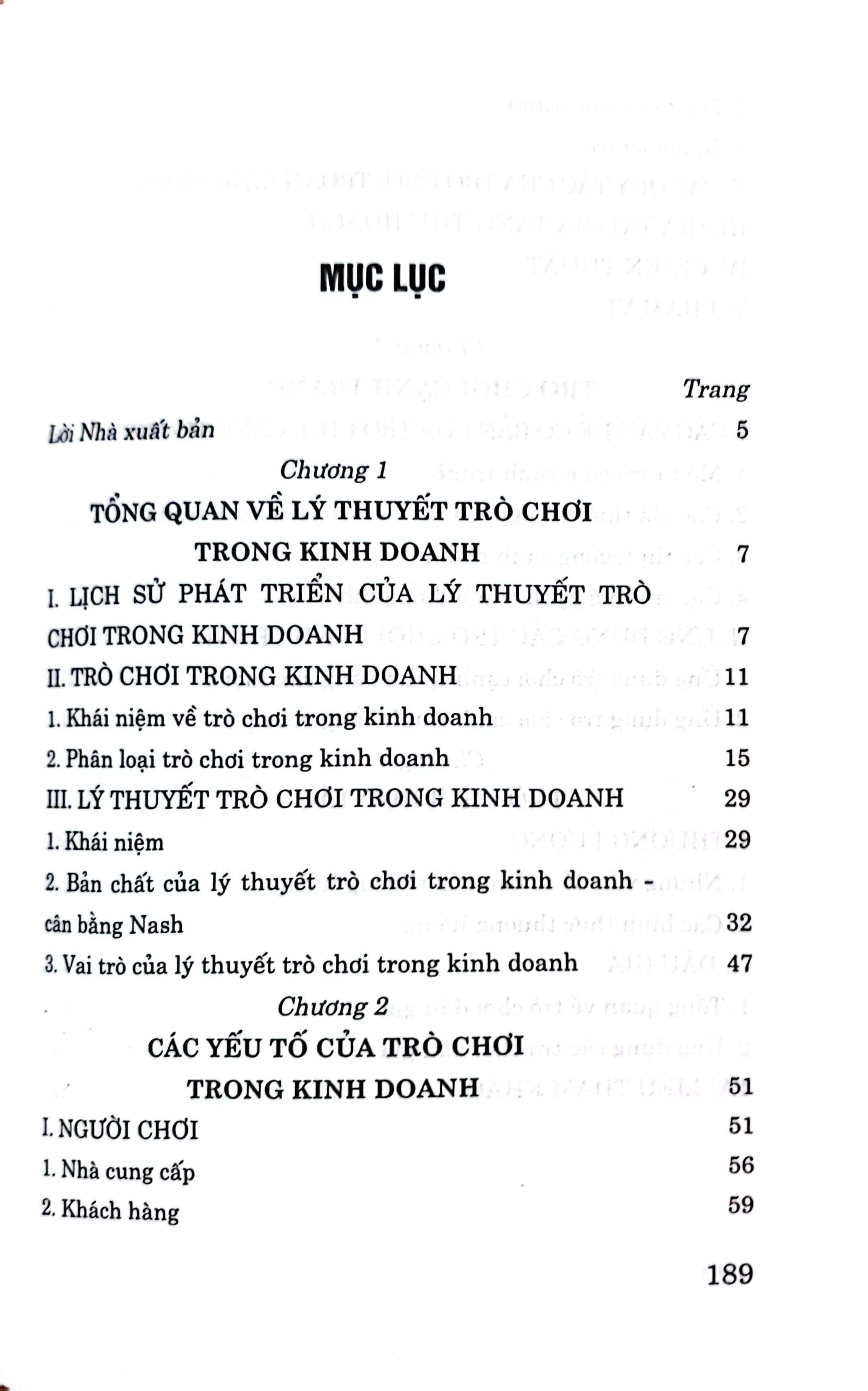 Lý thuyết trò chơi trong kinh doanh