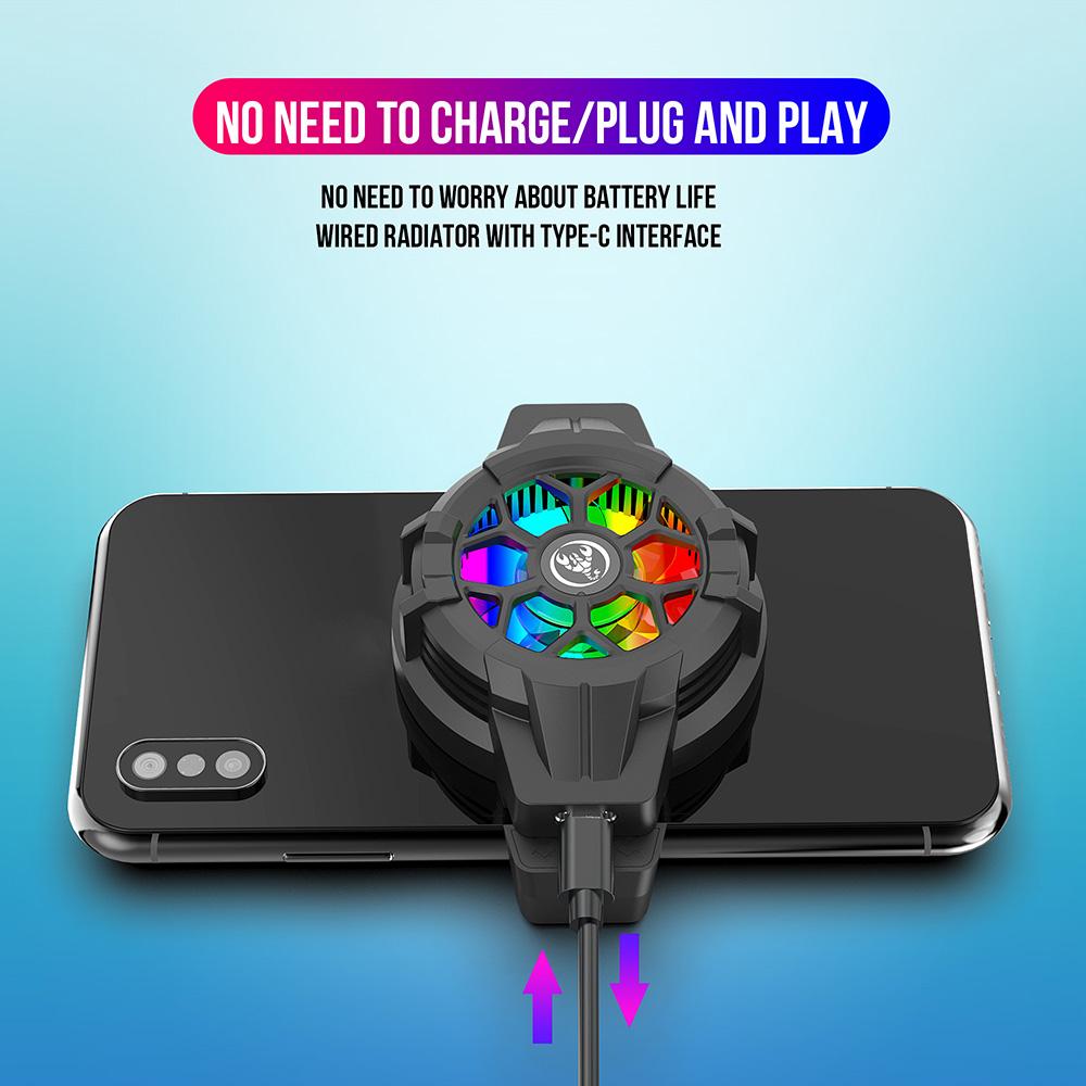 HXSJ P10 Portable Mobile Phone Heat Dissipation Clip Retractable Cooer Fast Heat Dissipation Wide Compatibility