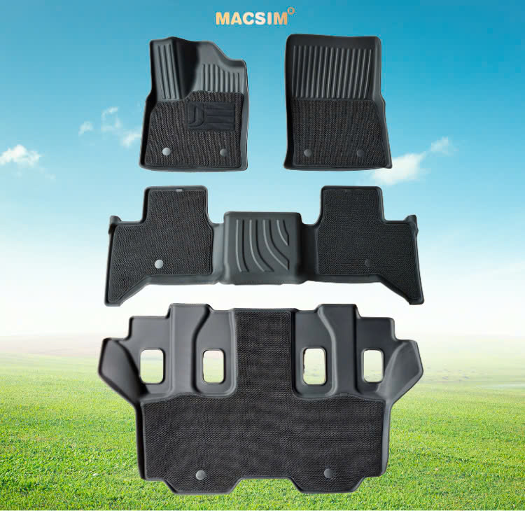 Thảm lót sàn ô tô 2 lớp cao cấp dành cho xe Lexus LX600 (qd ) nhãn hiệu Macsim chất liệu TPV