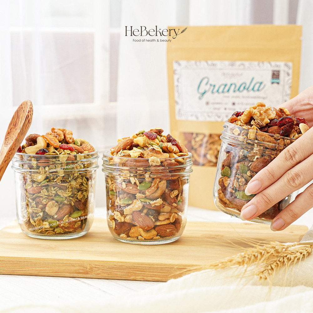 Combo 2 Túi 500gr Granola Cacao - Ngũ Cốc Ăn Kiêng Không Đường