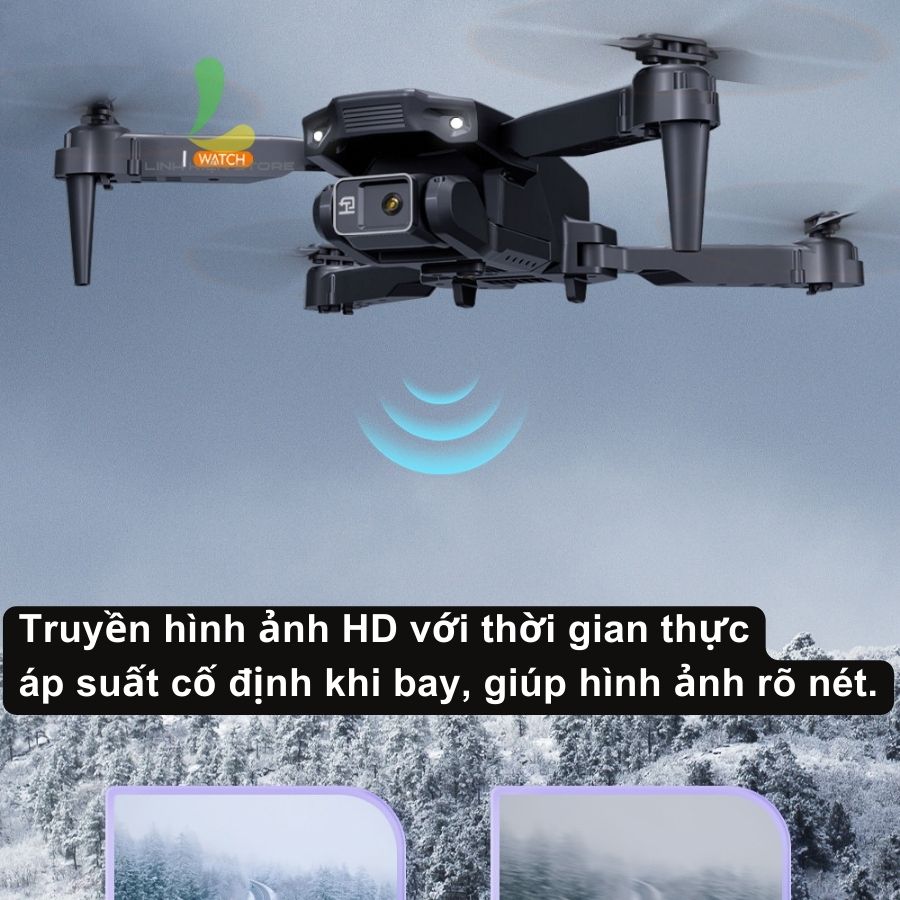 Flycam mini H15 - Thiết bị bay giá rẻ có camera kép HD, tích hợp nhiều tính năng thông minh và dung lượng pin khủng