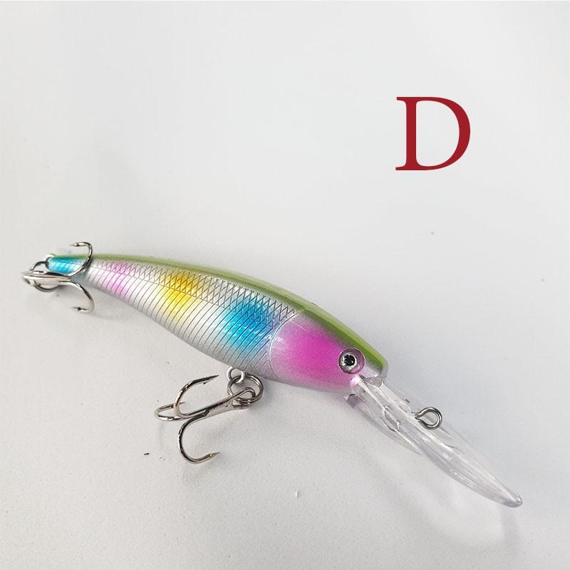 Mồi câu lure 9cm 7g mồi lure cá lóc, cá chẽm, rô phi mua 5 con tặng hộp đựng M11