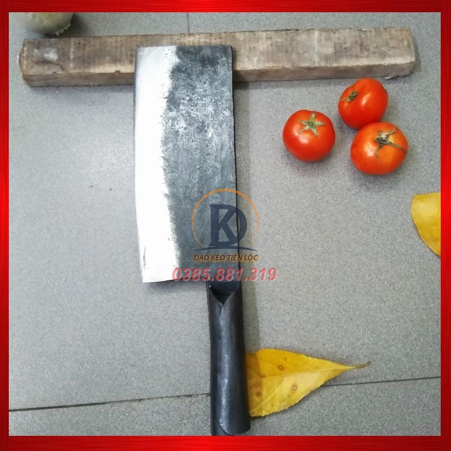 Dao tông chặt xương thép nhíp dày 8li
