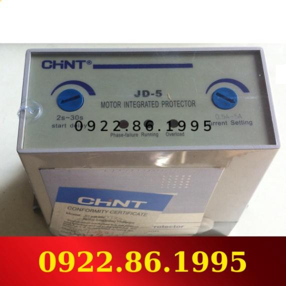 HàngNeW Chint Rơle bảo vệ động cơ JD-5 dải dòng 0.5A-5A,2A-20A,20A-80A đồng giá mới