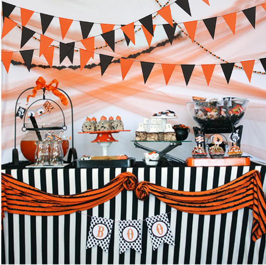 Dây treo giấy tam giác Halloween 9cm