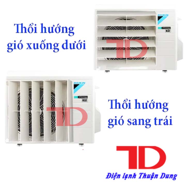 Chuyển hướng gió nhựa loại THÁO RÁP, Mặt nạ đổi hướng gió cục nóng điều hòa Nhựa cao cấp - Điện Lạnh Thuận Dung