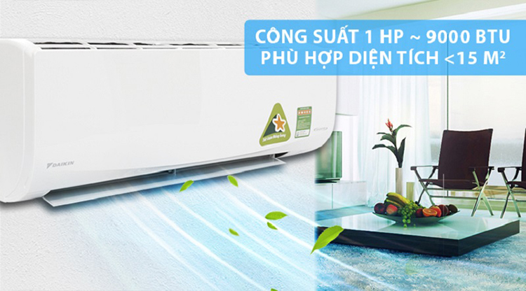 Máy Lạnh Daikin Inverter FTKQ25SAVMV (1.0 HP) - Hàng Chính Hãng