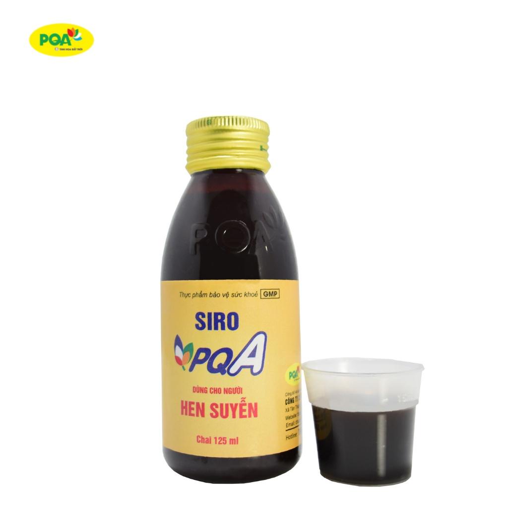 Siro Hen Suyễn PQA Giúp Giải Hàn, Hóa Thấp, Thông Phế, Bình Suyễn Và Hỗ Trợ Thông Thoáng Đường Thở Hộp 125ml