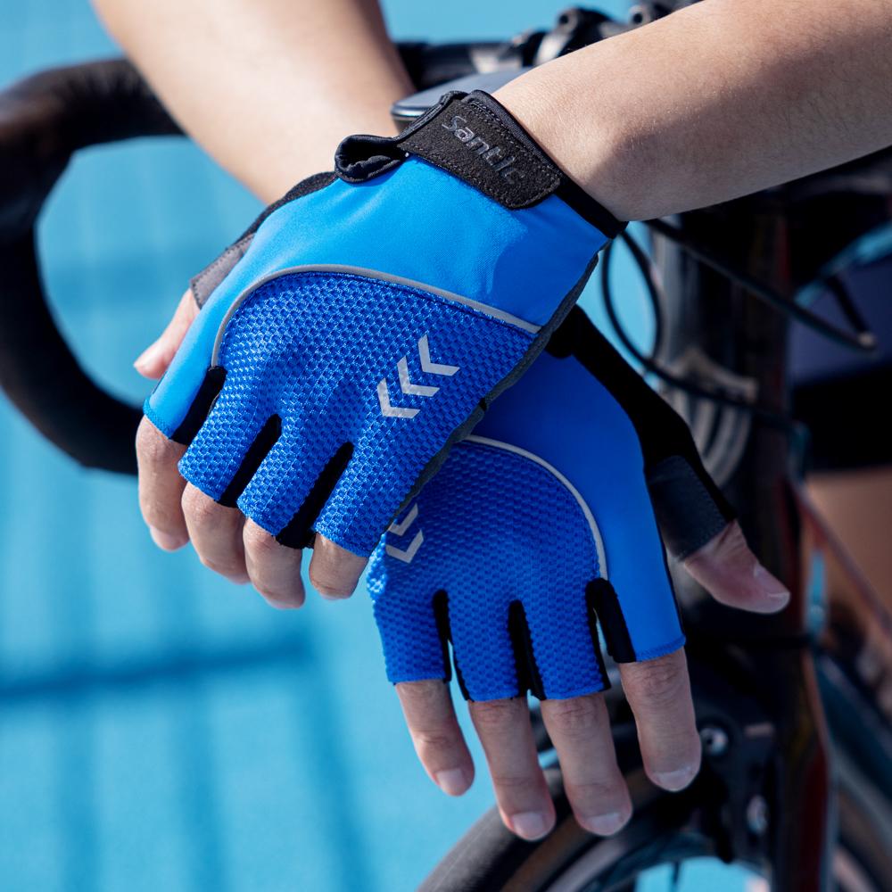 Găng tay đạp xe Santic Găng tay Half Finger MTB Găng tay xe đạp MTB Găng tay xe đạp thể thao xe đạp Găng tay chống ma sát unisex Color: K3P136H Size: XXL