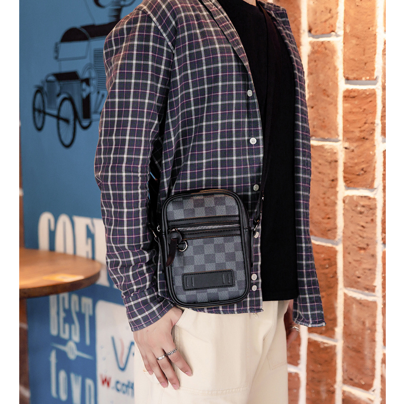 Túi đeo chéo, túi điện thoại nam DA cao cấp – BEE GEE DCN9126