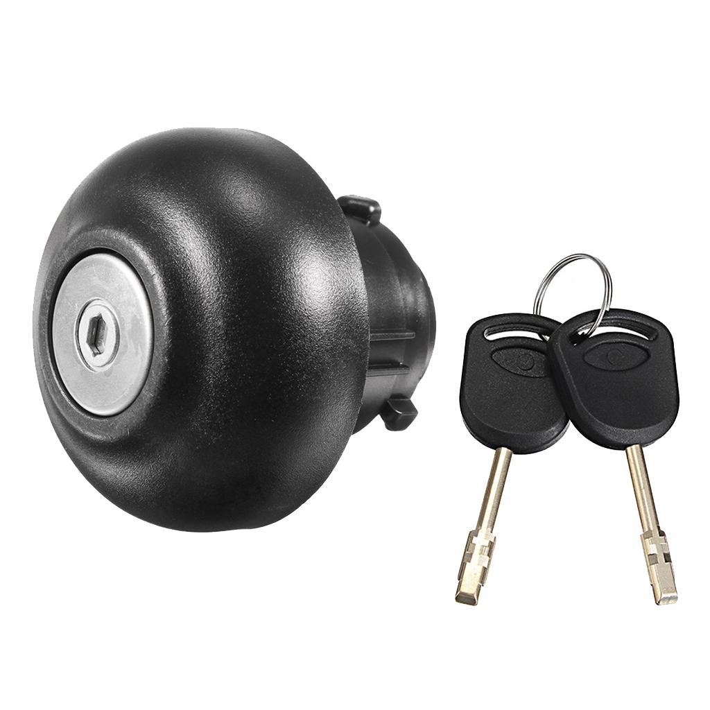 Diesel Petrol Fuel Tank Cap Cover with 2 Keys Fit For Ford Transit 2006-2019