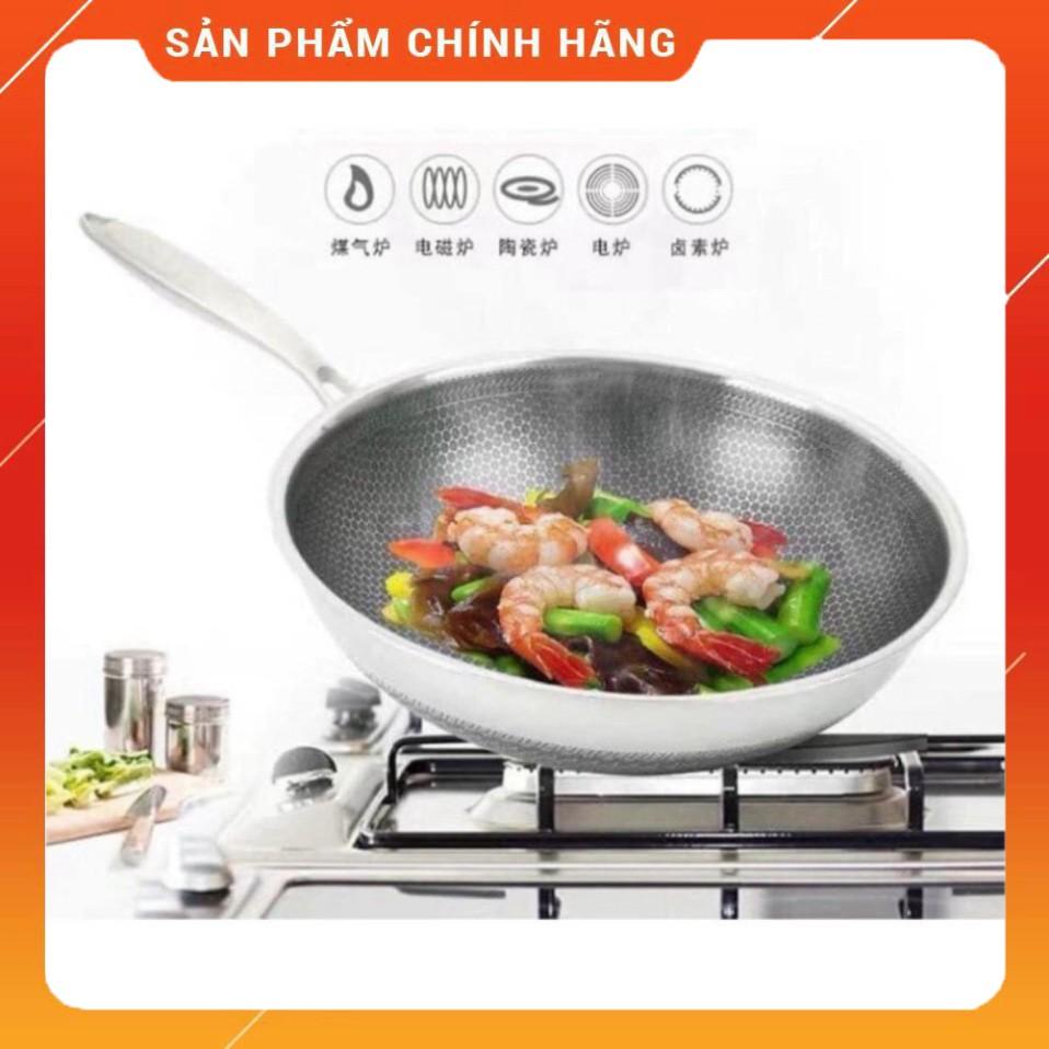 CHẢO VÂN TỔ ONG SÂU LÒNG SIZE 32 CM (ảnh thật) | (HO2)