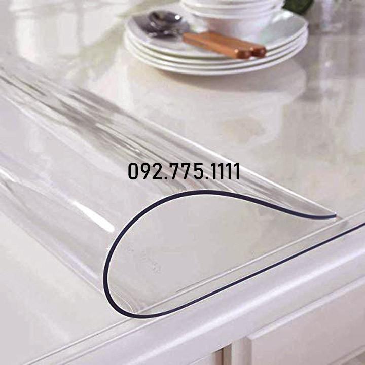 Nhựa PVC trong suốt ( 1.4m x 1m) trải bàn