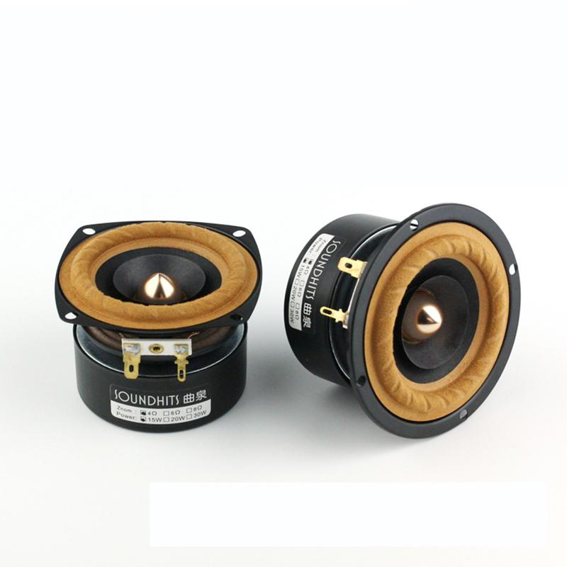 Loa 20W 3 inch 4ohm ~ 8ohm Full loa Fever Tweeter TWEETER MIDOTER AUDIO AUDIA AUDY LOA Color: Round 4 ohms Woofer Size/Full-Range Size: 2PCS