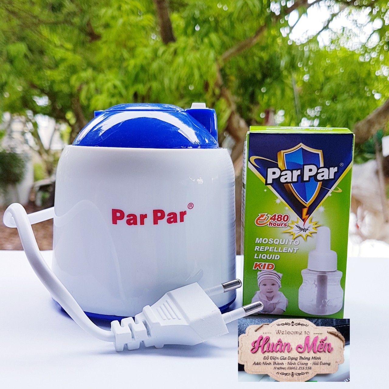 Đèn đuổi muỗi, máy đuổi muỗi xông tinh dầu Parpar