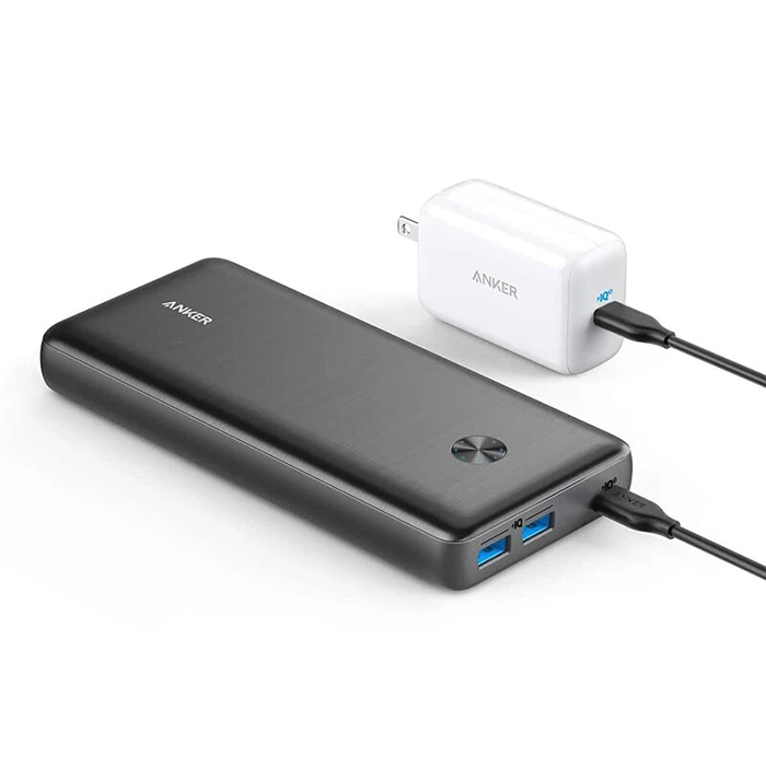 Pin Dự Phòng Anker PowerCore III Elite 25.600mAh Hỗ Trợ Sạc Nhanh PowerIQ 3.0 và PowerDelivery PD 60W Tích Hợp USB Type-C In/Out (có hỗ trợ sạc macbook) - A1290 - Hàng Chính Hãng