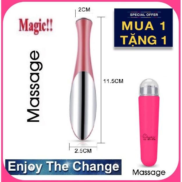 (Có Hàng Sẵn) Combo 02 Massage Rung Châm Cứu Không Dây Châm Cứu Mát Xa Mini Nhỏ Gọn Mạnh FS1071