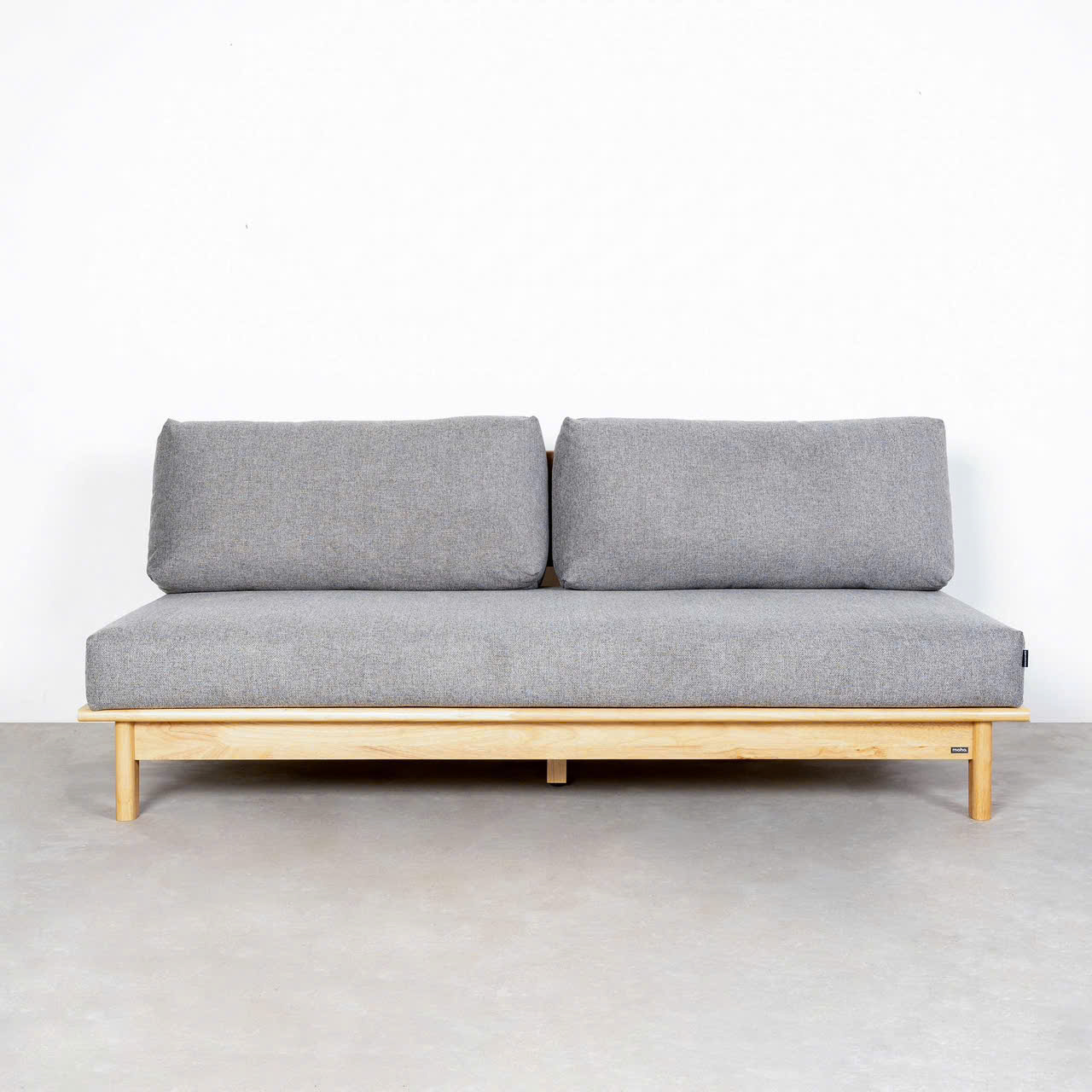 Sofa băng gỗ nệm Mohonaco hiện đại Tundo kích thước 1m8