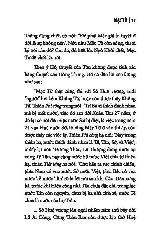 Sách - Mặc Tử