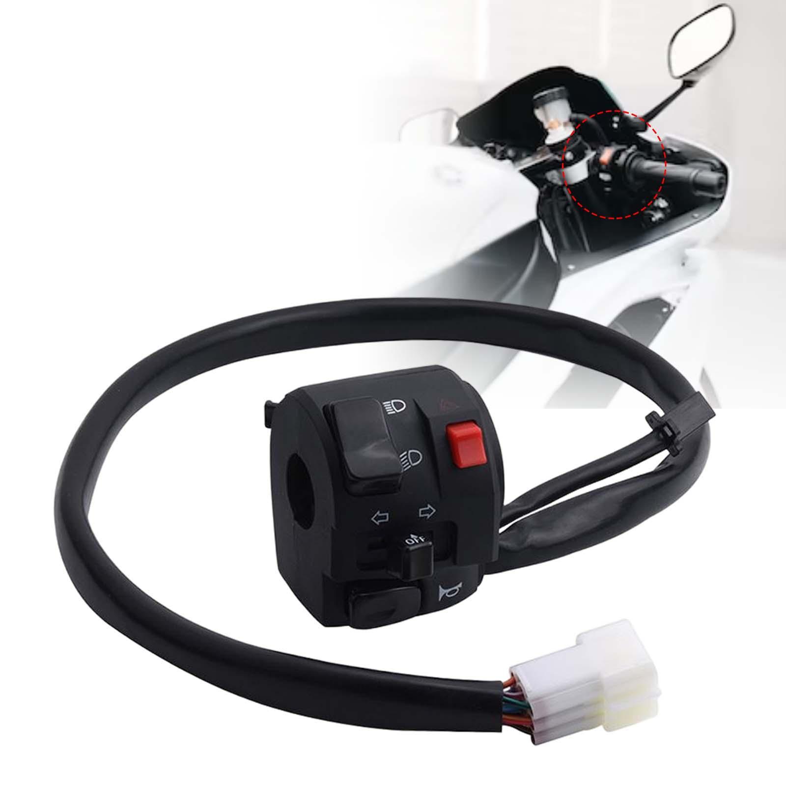 Motorcycle Switch 7/8 in 22mm Replaces Durable Button Parts Practical