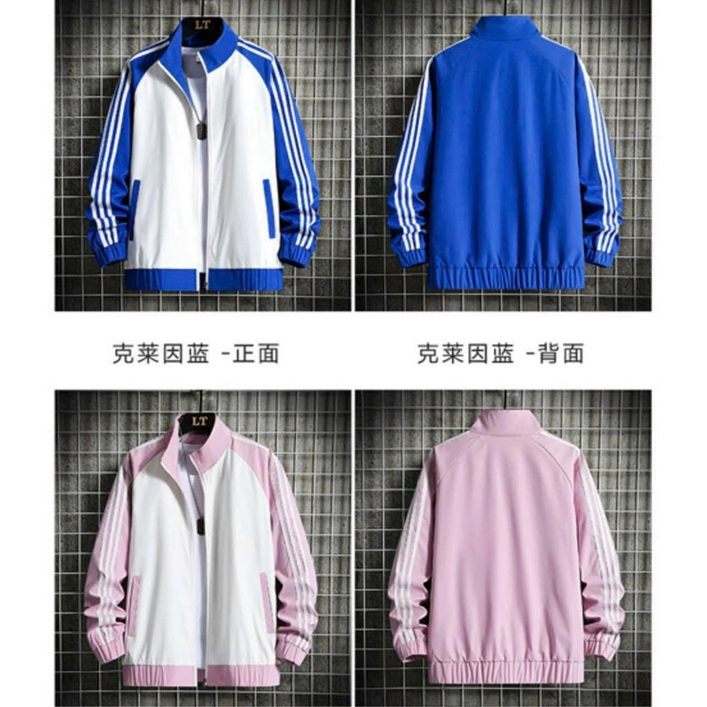 Áo khoác dù 2 lớp phối màu trẻ trung năng động thanh xuân