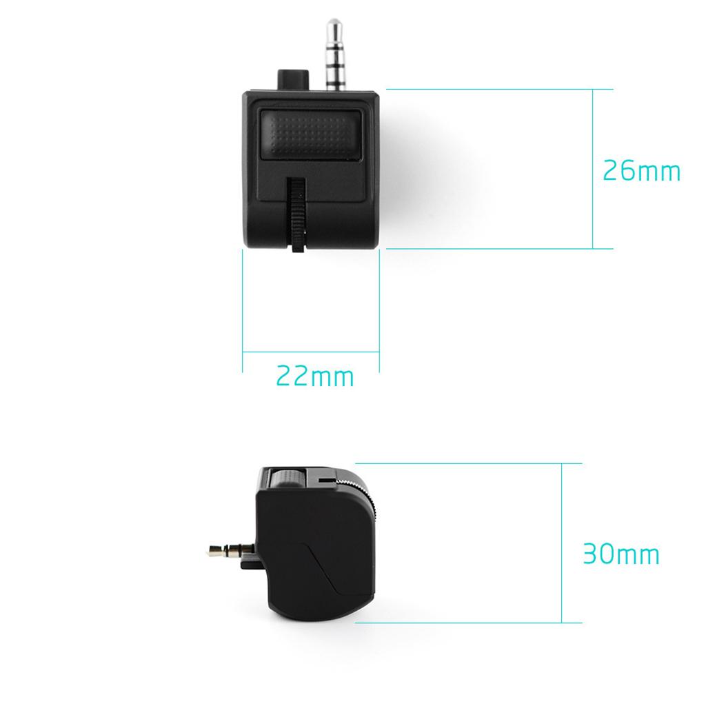 Headset Audio Control for PS4 DualShock Controller, Adjustable Volume and Mic Mute Control Adapter for Playstation 4 Joystick with 3.5mm Jack