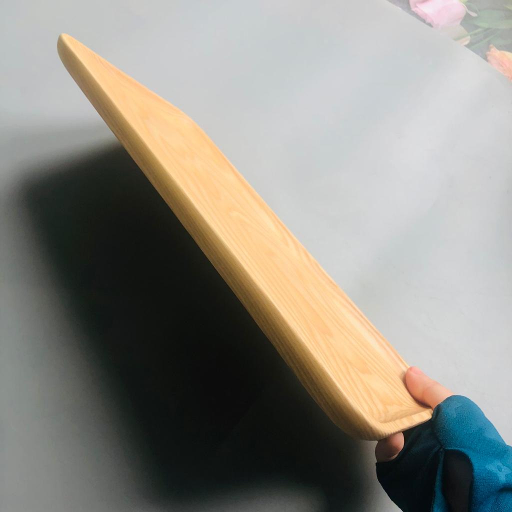 Khay/Đĩa Gỗ Đựng Đồ Ăn, Decor Hình Chữ Nhật Chất Liệu Gỗ Tần Bì Xinh Xắn