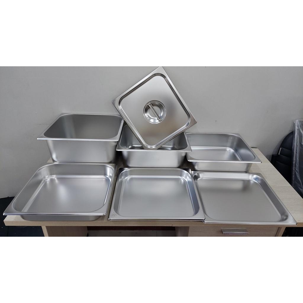 Khay GN 2/3, khay inox, khay buffet nồi vuông, khay đựng thực phẩm, Pate