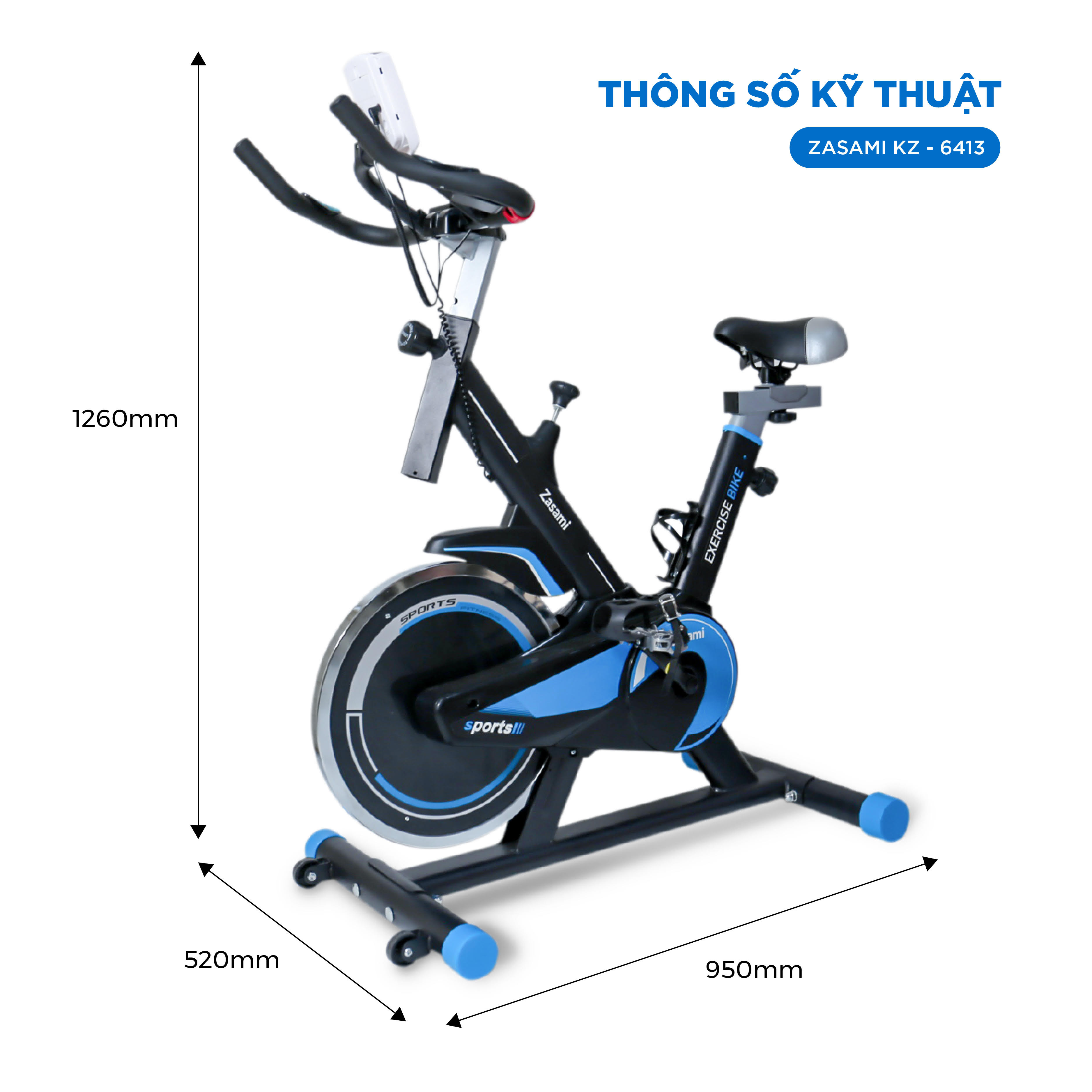 Xe đạp tập thể dục Zasami KZ-6413