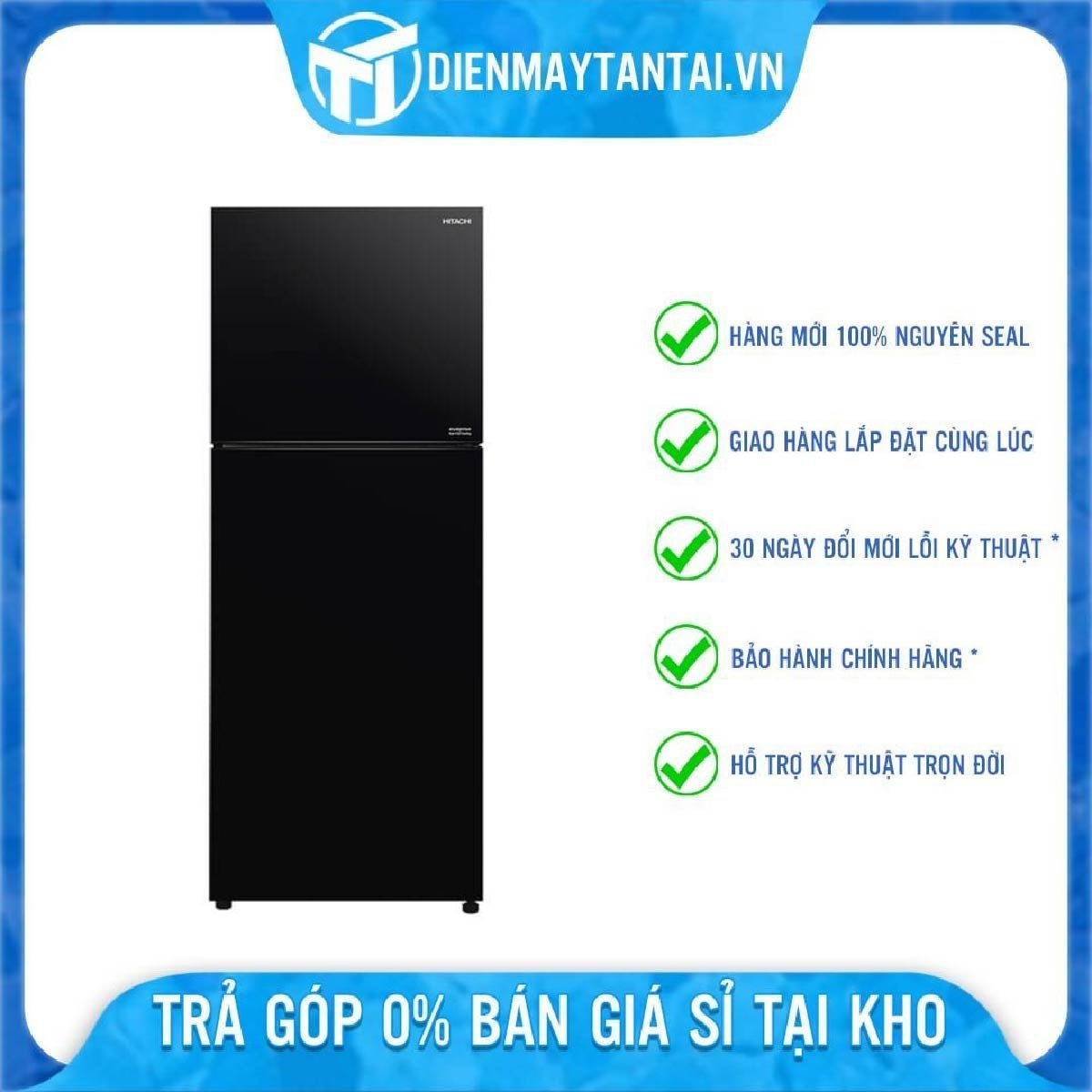 Tủ lạnh Hitachi Inverter 349 lít R-FVY480PGV0 - Hàng chính hãng