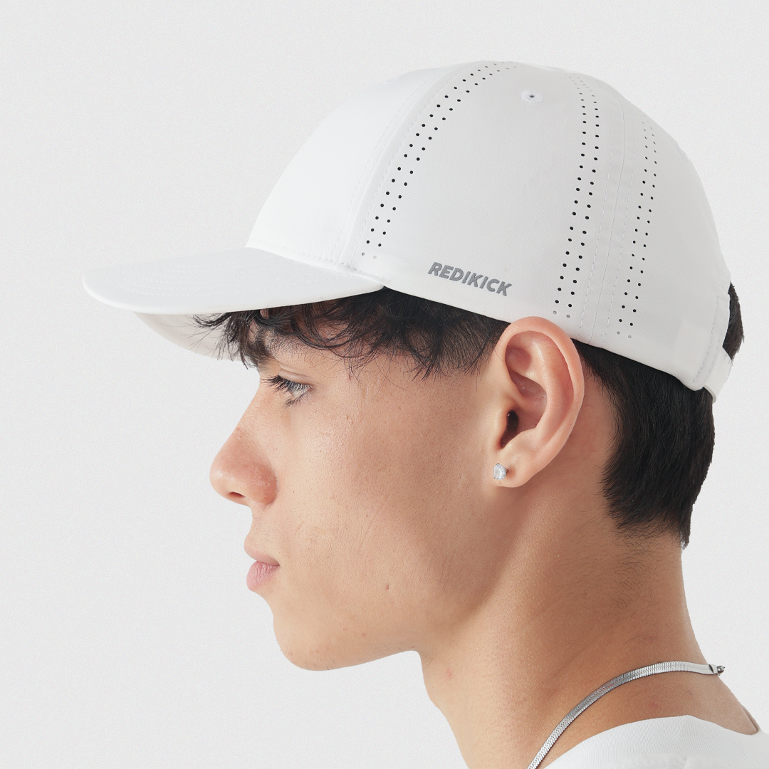 Mũ thể thao ngoài trời Redikick Functional Premium Cap - Đen, Trắng chống tia UV chơi golf, tennis, du lịch, dã ngoại