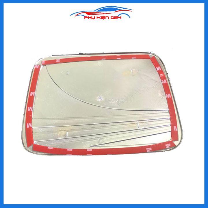 Ốp nắp bình xăng Attrage 2015-2016-2017-2018-2019 mạ crom chống trầy trang trí ô tô