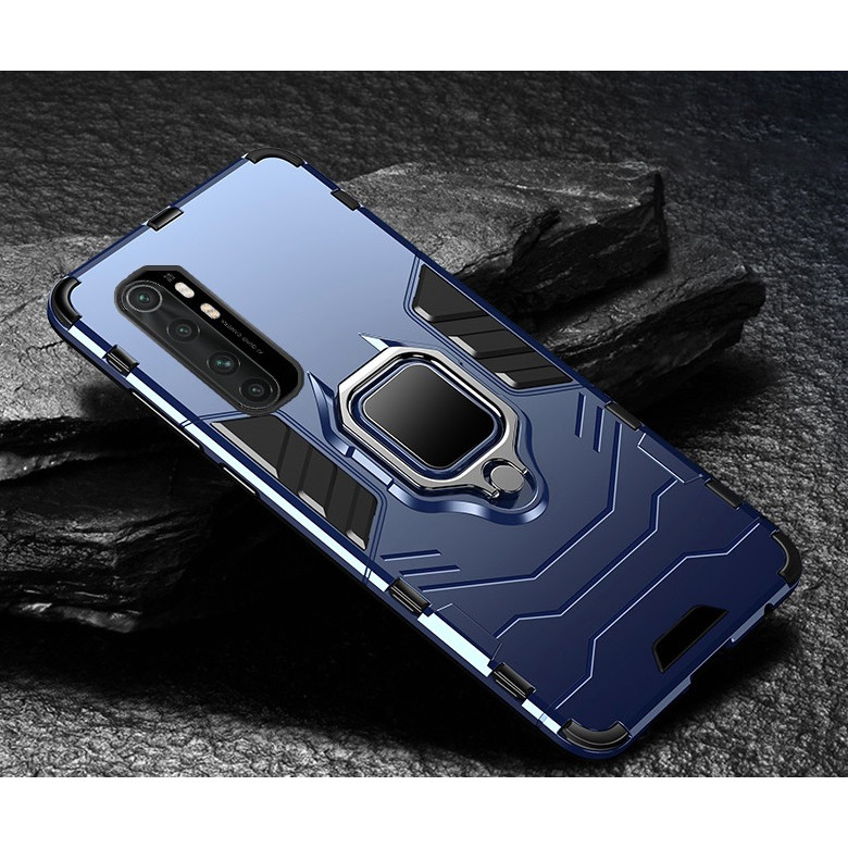 Ốp lưng Xiaomi Mi Note 10 Lite iron man chống sốc kèm iring