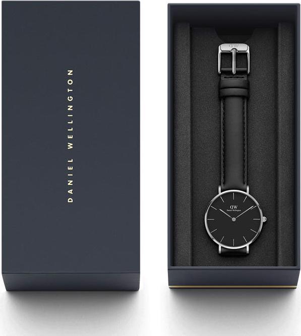 Daniel Wellington Petite Sheffield Silver Black 32mm DW00100180